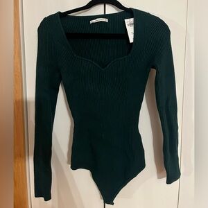 Abercrombie Sweetheart Sweater Bodysuit
